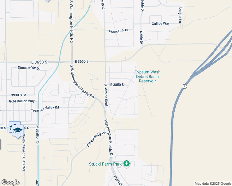map of restaurants, bars, coffee shops, grocery stores, and more near 948 East 3900 South in Washington