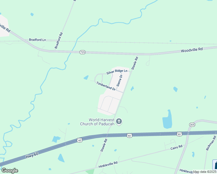 map of restaurants, bars, coffee shops, grocery stores, and more near 3400 Blue Ridge Dr in McCracken