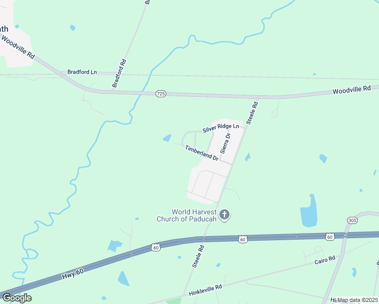 map of restaurants, bars, coffee shops, grocery stores, and more near 8330 Timberland Drive in West Paducah