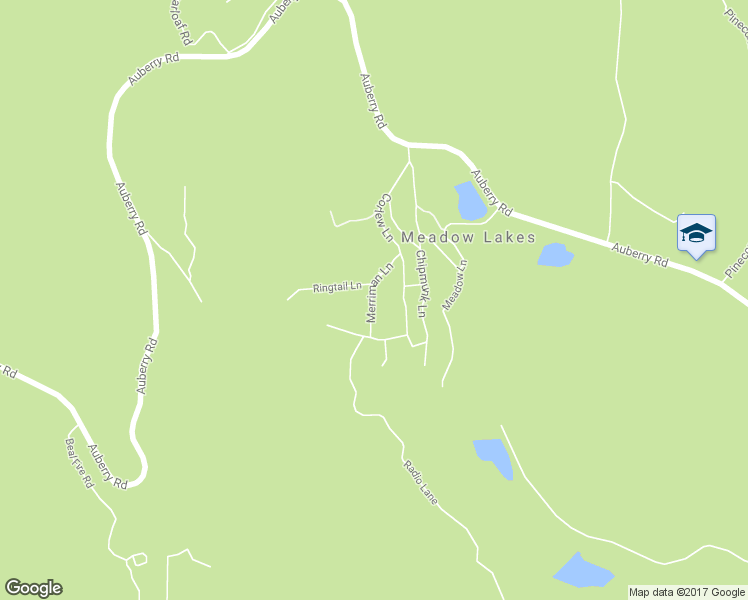 map of restaurants, bars, coffee shops, grocery stores, and more near 41736 Merriman Lane in Auberry