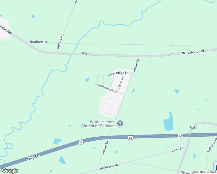 map of restaurants, bars, coffee shops, grocery stores, and more near 8301 Timberland Drive in West Paducah