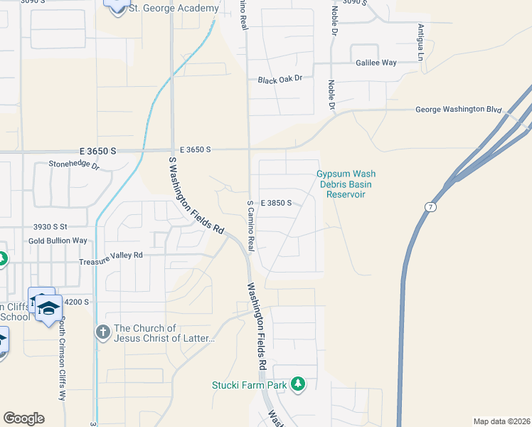 map of restaurants, bars, coffee shops, grocery stores, and more near 925 East 3900 South in Washington