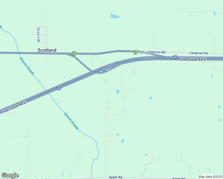 map of restaurants, bars, coffee shops, grocery stores, and more near 1700 County Lane 170 in Diamond