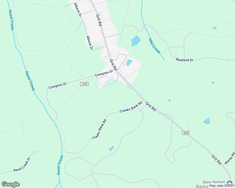 map of restaurants, bars, coffee shops, grocery stores, and more near 2780 Grit Road in Hurt