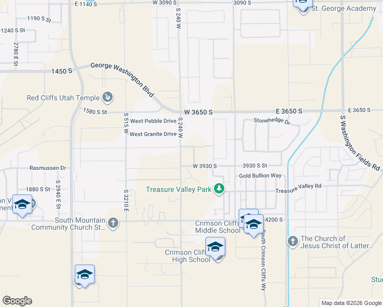 map of restaurants, bars, coffee shops, grocery stores, and more near 3886 170 West in Washington