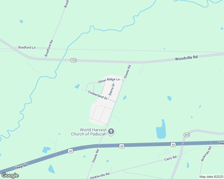 map of restaurants, bars, coffee shops, grocery stores, and more near 3451 Sierra Drive in West Paducah