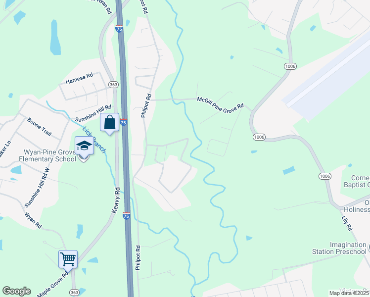 map of restaurants, bars, coffee shops, grocery stores, and more near 1228 Yorkshire Estates Road in London