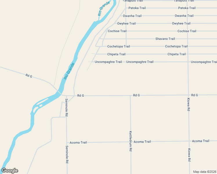 map of restaurants, bars, coffee shops, grocery stores, and more near Road G in Antonito