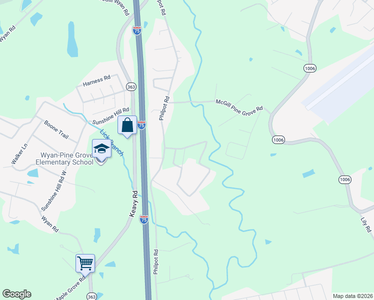 map of restaurants, bars, coffee shops, grocery stores, and more near 1250 Yorkshire Estates Road in London