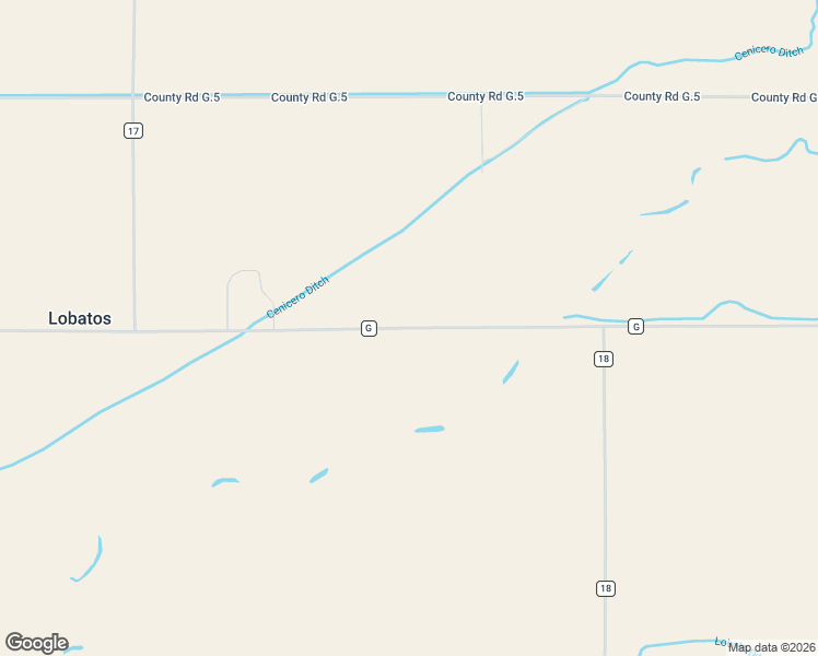 map of restaurants, bars, coffee shops, grocery stores, and more near 17588-17910 County Road G in Antonito