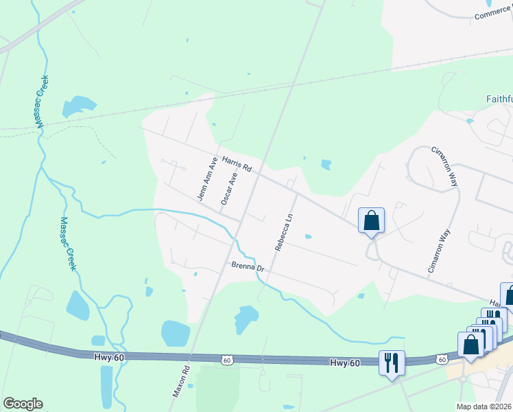 map of restaurants, bars, coffee shops, grocery stores, and more near 3512 Maxon Road in Paducah