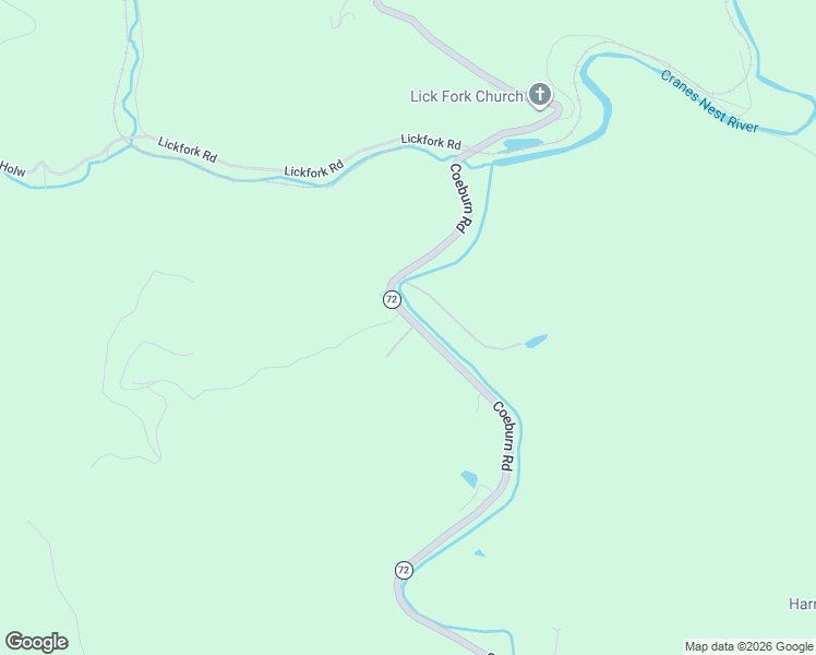 map of restaurants, bars, coffee shops, grocery stores, and more near Coeburn Road in Coeburn