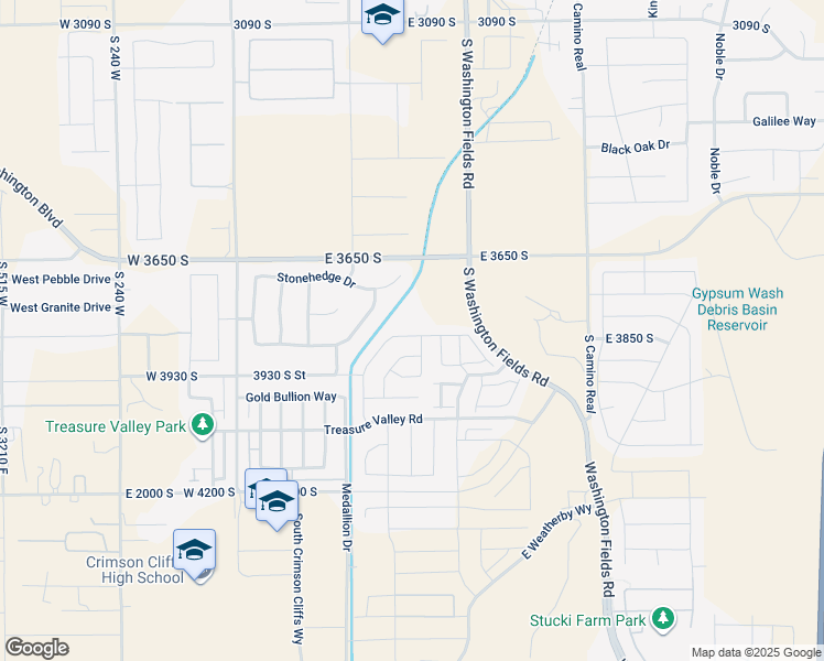 map of restaurants, bars, coffee shops, grocery stores, and more near 437 East Steeplechase Road in Washington