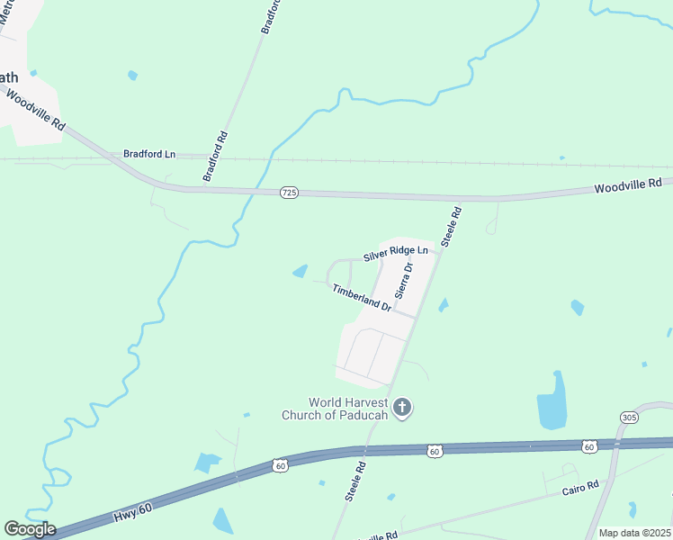 map of restaurants, bars, coffee shops, grocery stores, and more near 8330 Timberland Drive in West Paducah