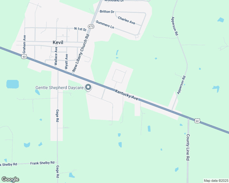 map of restaurants, bars, coffee shops, grocery stores, and more near 583 Kentucky Avenue in Kevil
