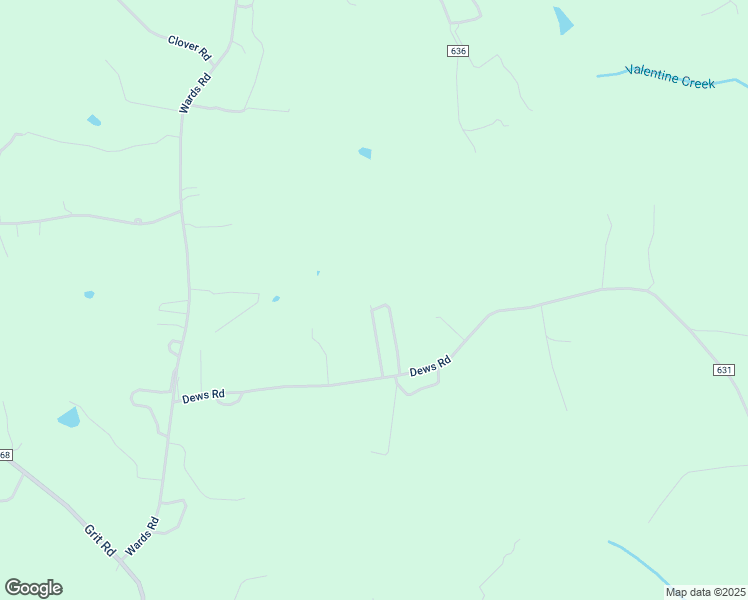 map of restaurants, bars, coffee shops, grocery stores, and more near 6662 Dews Road in Hurt