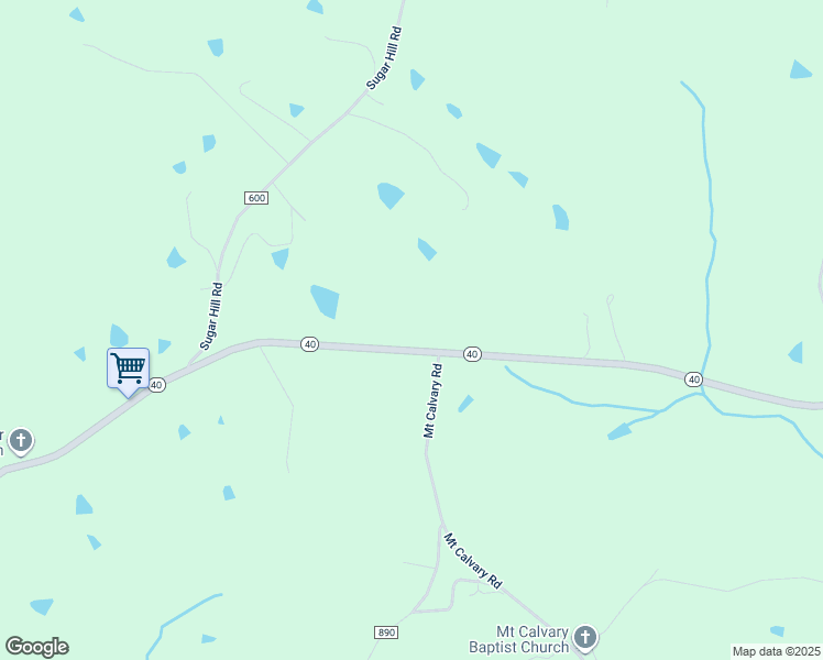 map of restaurants, bars, coffee shops, grocery stores, and more near 3742 Wickliffe Road in Brookneal