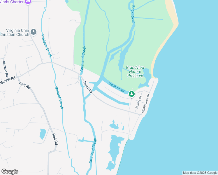 map of restaurants, bars, coffee shops, grocery stores, and more near 28 Adriatic Drive in Hampton