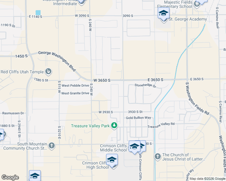 map of restaurants, bars, coffee shops, grocery stores, and more near 3739 South Kennedy Ln in Washington