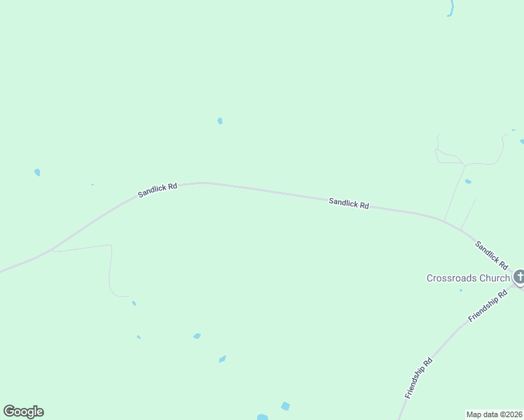 map of restaurants, bars, coffee shops, grocery stores, and more near Sandlick Road in Caldwell County