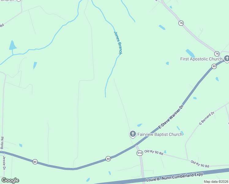 map of restaurants, bars, coffee shops, grocery stores, and more near 160-538 Fairview Church Road in Russell Springs
