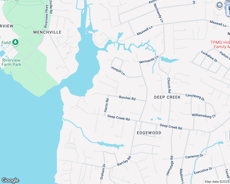 map of restaurants, bars, coffee shops, grocery stores, and more near 630 Snug Harbor Lane in Newport News