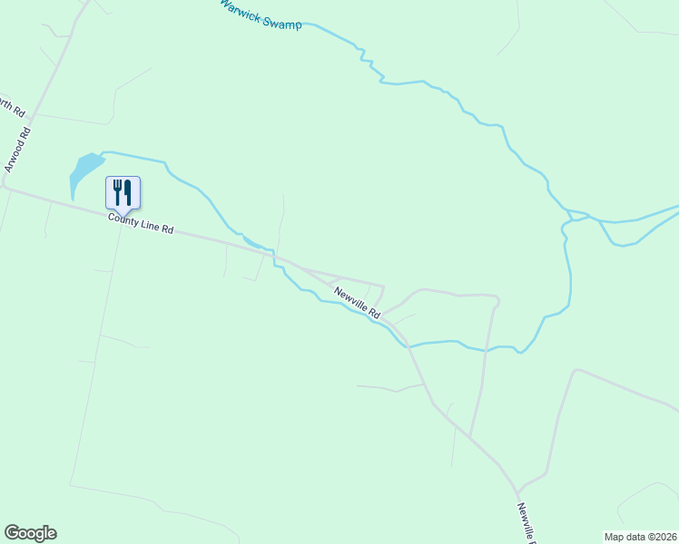 map of restaurants, bars, coffee shops, grocery stores, and more near 3127 Newville Road in Disputanta