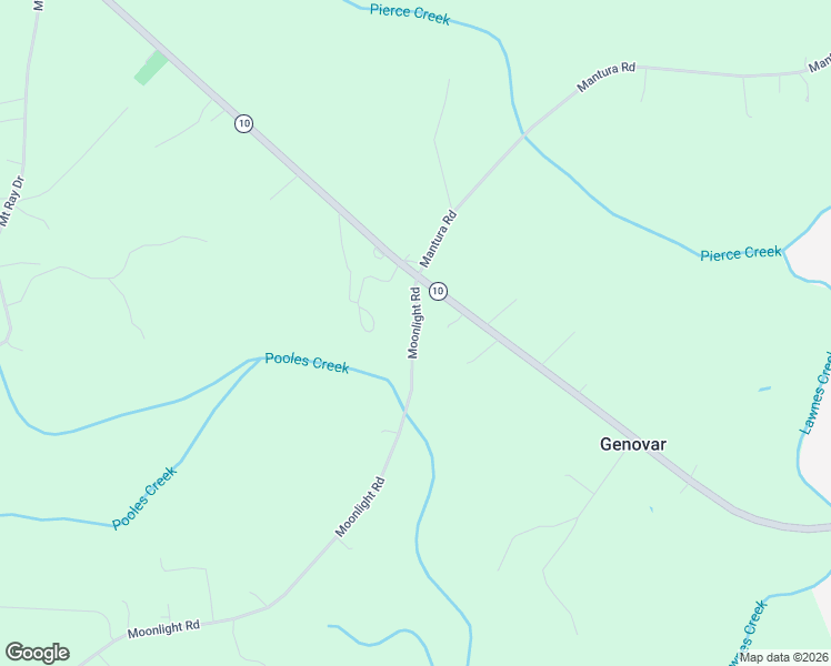 map of restaurants, bars, coffee shops, grocery stores, and more near 76 Moonlight Road in Surry