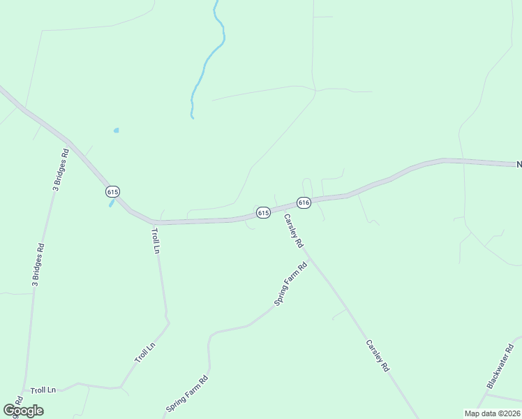 map of restaurants, bars, coffee shops, grocery stores, and more near 5 New Design Road in Dendron