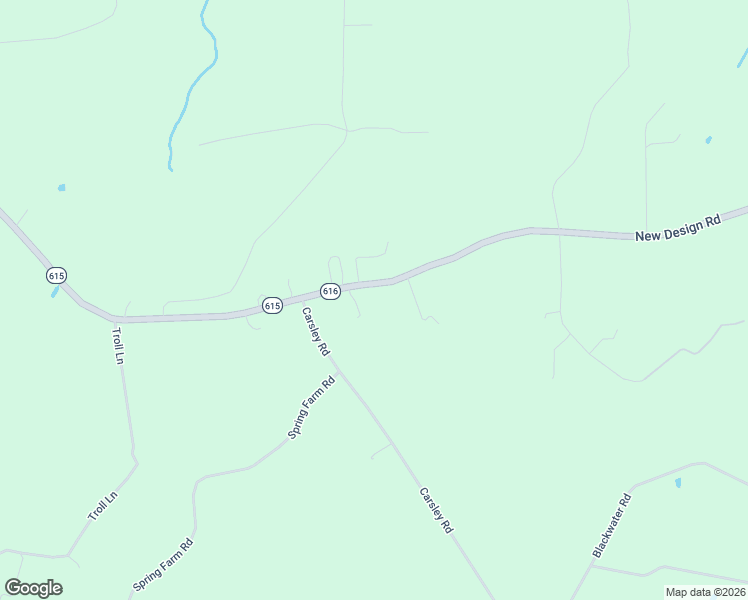 map of restaurants, bars, coffee shops, grocery stores, and more near 211 New Design Road in Dendron