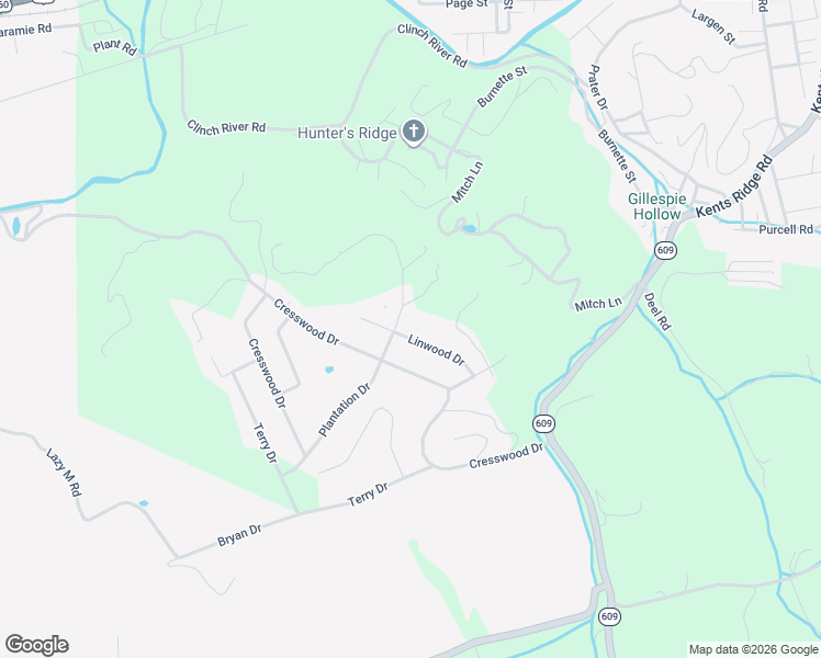 map of restaurants, bars, coffee shops, grocery stores, and more near 262 Linwood Dr in Richlands