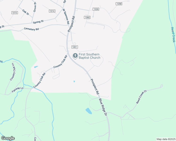 map of restaurants, bars, coffee shops, grocery stores, and more near 734 Prospect Road in Hurt