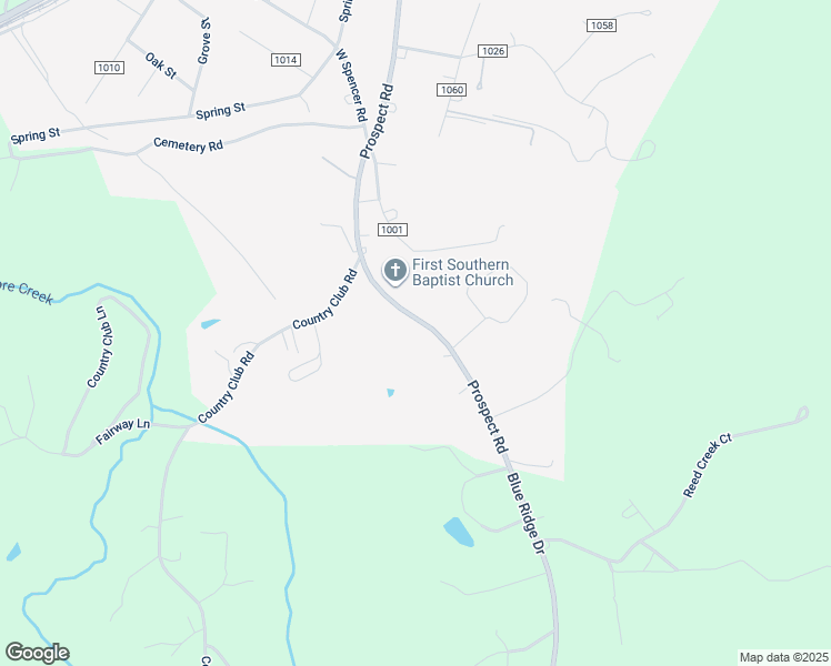 map of restaurants, bars, coffee shops, grocery stores, and more near 727 Prospect Road in Hurt