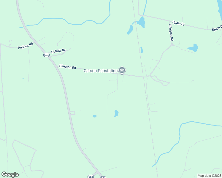 map of restaurants, bars, coffee shops, grocery stores, and more near 13850 Wade Drive in Petersburg