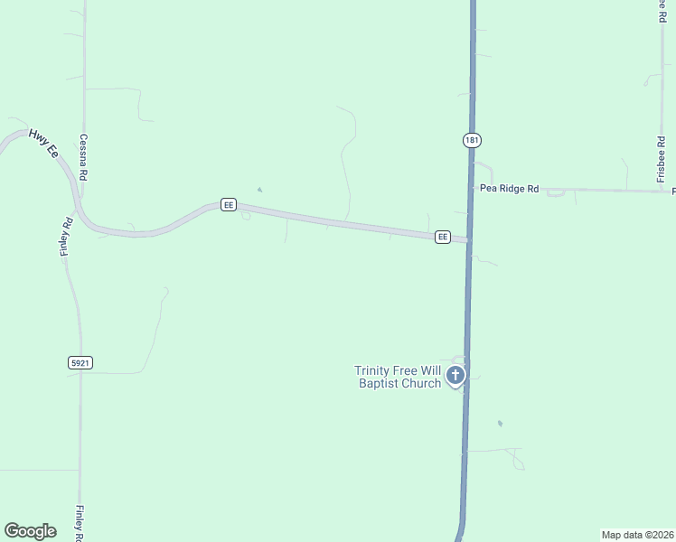 map of restaurants, bars, coffee shops, grocery stores, and more near 13040 State Highway EE in Cabool