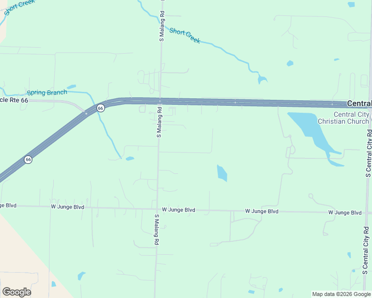 map of restaurants, bars, coffee shops, grocery stores, and more near 975 Malang Road in Joplin