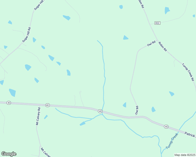 map of restaurants, bars, coffee shops, grocery stores, and more near 4386 Wickliffe Road in Brookneal
