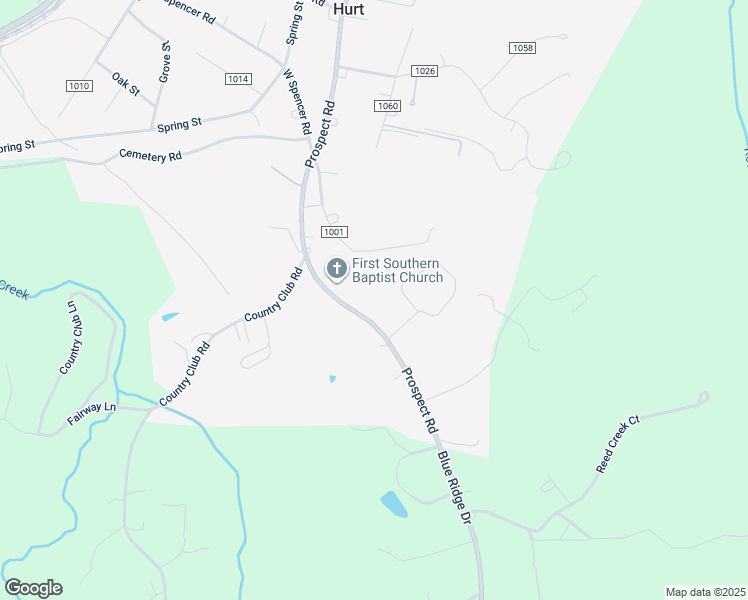 map of restaurants, bars, coffee shops, grocery stores, and more near 1004 Jasper Wood Road in Hurt