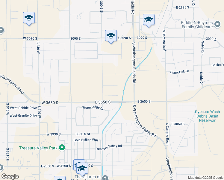 map of restaurants, bars, coffee shops, grocery stores, and more near Old Farm Road in Washington