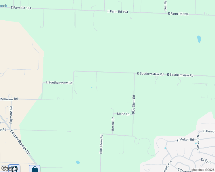 map of restaurants, bars, coffee shops, grocery stores, and more near 1266 East Southernview Road in Ozark