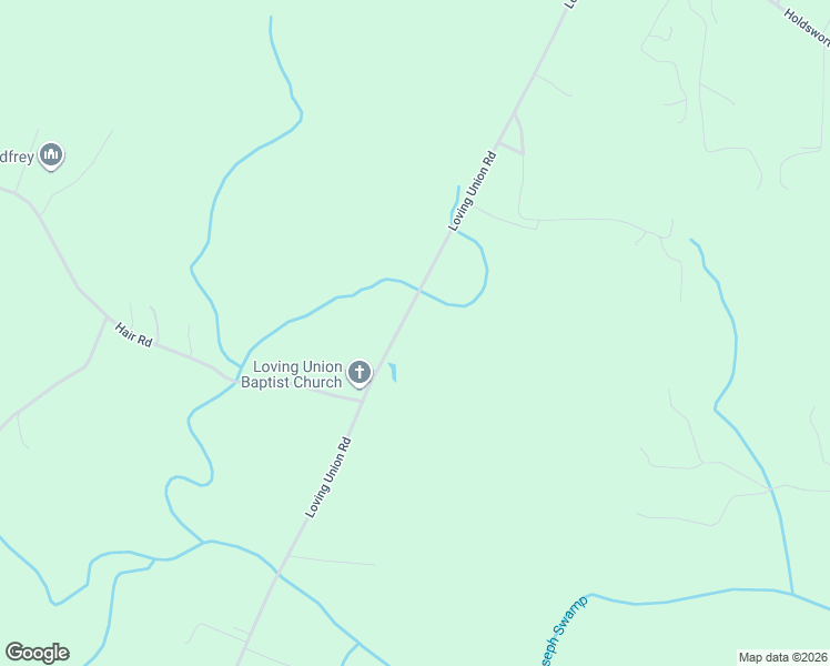 map of restaurants, bars, coffee shops, grocery stores, and more near 16607 Loving Union Road in Disputanta