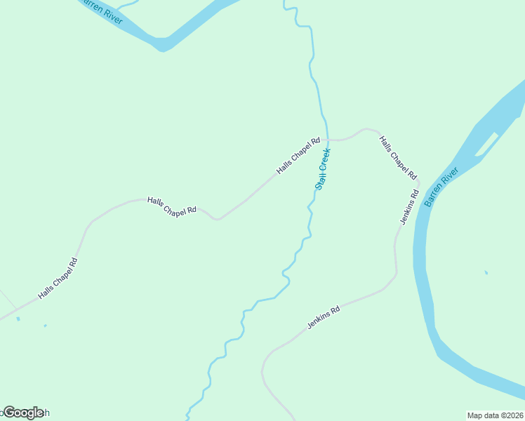 map of restaurants, bars, coffee shops, grocery stores, and more near 1485 Halls Chapel Road in Bowling Green