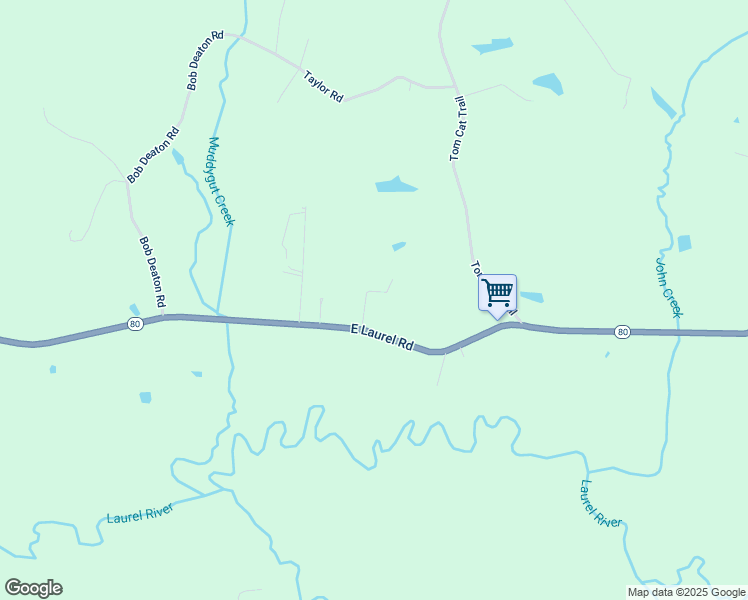 map of restaurants, bars, coffee shops, grocery stores, and more near 70 Cheek-Turner Road in London