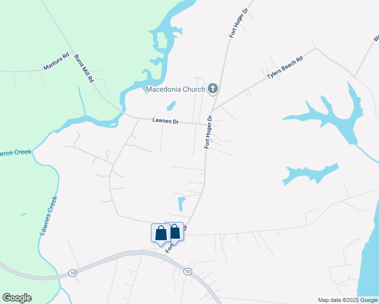 map of restaurants, bars, coffee shops, grocery stores, and more near 4190 Heather Lane in Smithfield