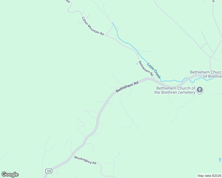 map of restaurants, bars, coffee shops, grocery stores, and more near 3475 Bethlehem Road in Boones Mill