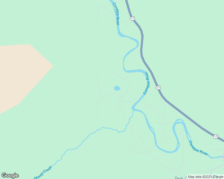 map of restaurants, bars, coffee shops, grocery stores, and more near 466 River Run Drive in Antonito