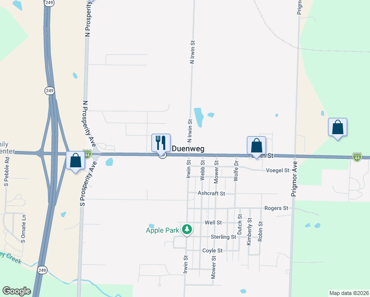 map of restaurants, bars, coffee shops, grocery stores, and more near 6000-7398 Interstate 44 Business in Joplin