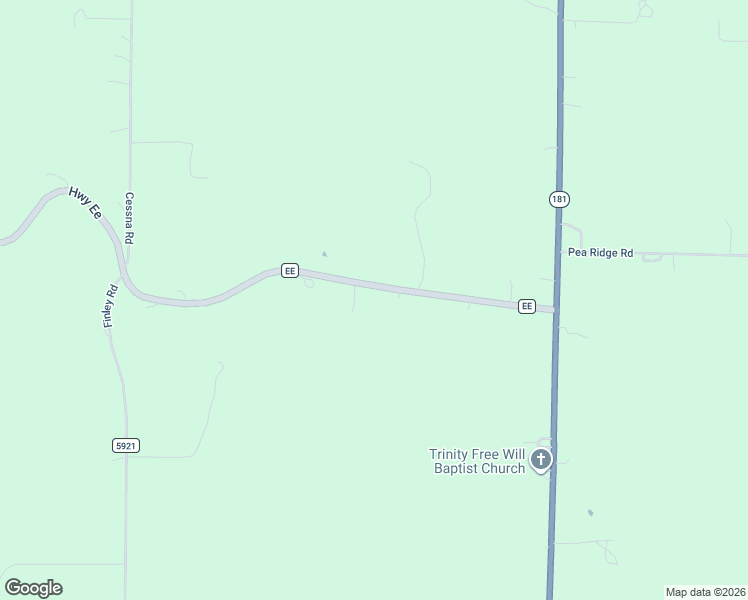 map of restaurants, bars, coffee shops, grocery stores, and more near 13040 State Highway EE in Cabool