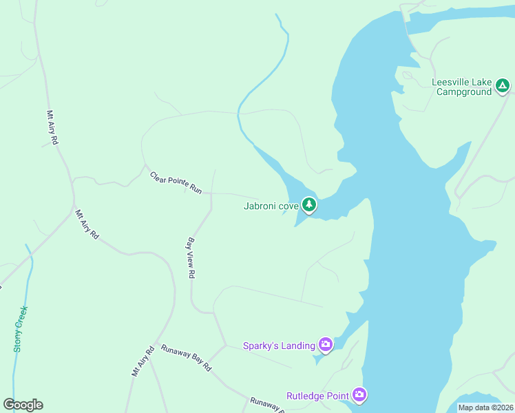 map of restaurants, bars, coffee shops, grocery stores, and more near Waterway Court in Lynch Station