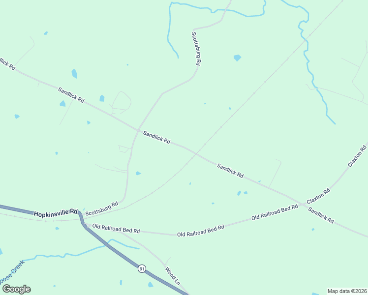 map of restaurants, bars, coffee shops, grocery stores, and more near Sandlick Road in Caldwell County